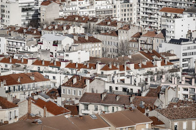 Full frame shot of houses in town