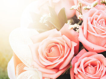 Close-up of rose bouquet