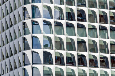 View of the new facade of hoog catharijne shopping mall