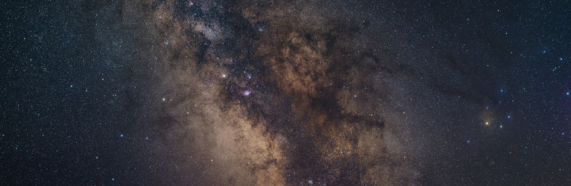 Full frame shot of star field at night