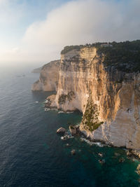 Scenic view of sea against sky.
