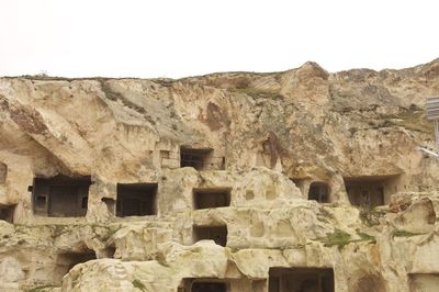 Low angle view of old ruins