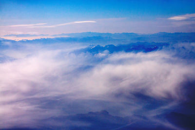 Low angle view of clouds in sky