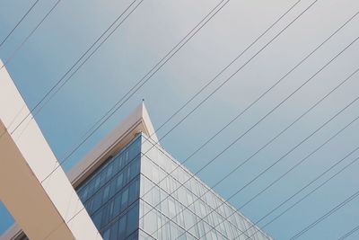 Low angle view of modern building