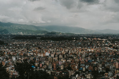 Nepal aerial view