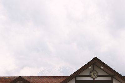 High section of built structure against clear sky