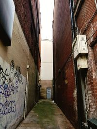 Alley amidst buildings