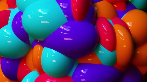 Full frame shot of multi colored balloons