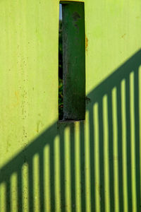 Close-up of closed door