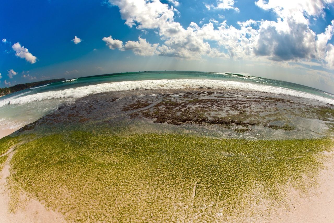 sea, horizon over water, water, beach, sky, scenics, tranquil scene, shore, beauty in nature, tranquility, sand, cloud - sky, nature, cloud, coastline, idyllic, blue, wave, day, cloudy