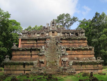 Low angle view of a temple