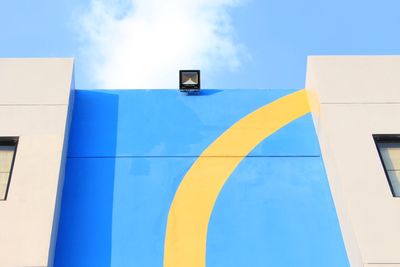 Low angle view of building against sky