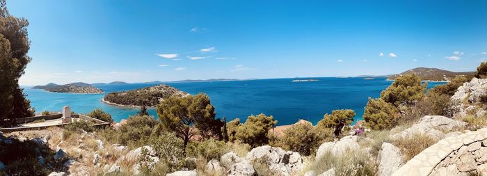 Panoramic view of sea against sky