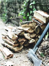 Stack of logs