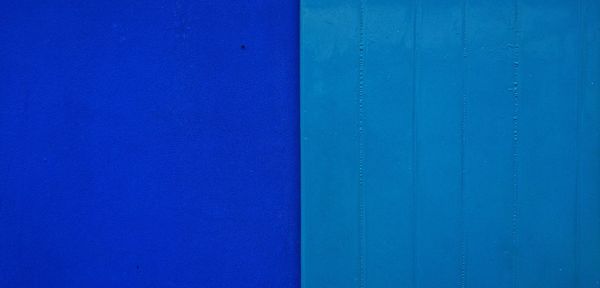 Full frame shot of blue wall