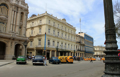 View of city street