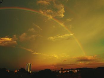 Scenic view of sunset sky