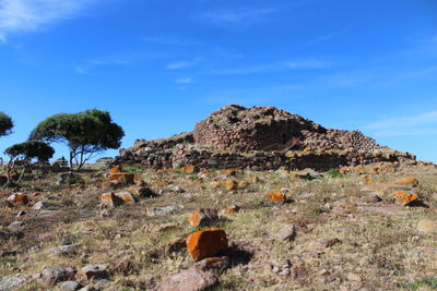 Scenic view of mountain against sky