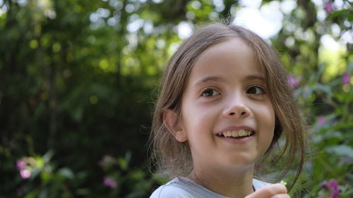 Portrait of a smiling girl