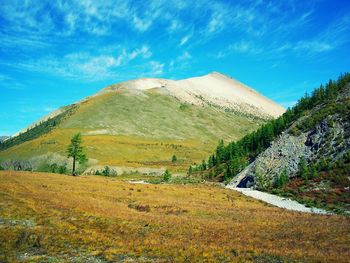 Scenic view of landscape against sky