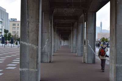 People walking in shopping mall