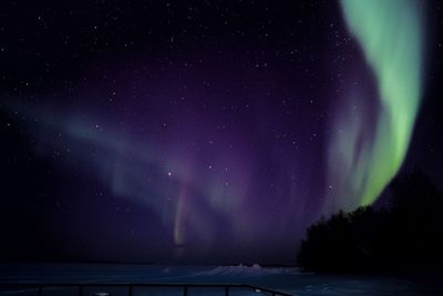 Scenic view of star field at night