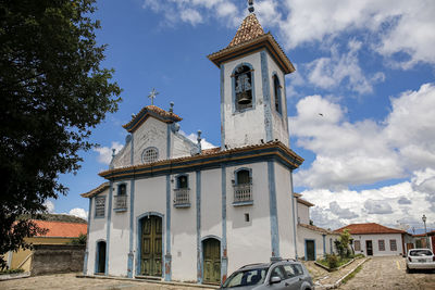 Low angle view of church