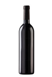 Close-up of glass bottle against white background