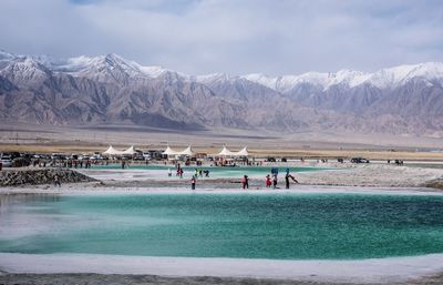 China qinghai emerald lake