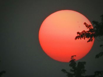 Low angle view of illuminated lights