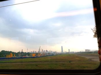 View of cityscape against sky