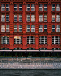 View of building against cloudy sky