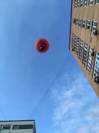 Low angle view of building against sky