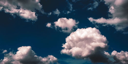 Low angle view of clouds in sky