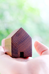 Close-up of human hand