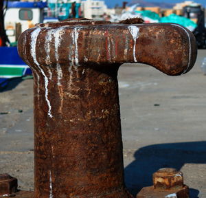 Close-up of rusty metal