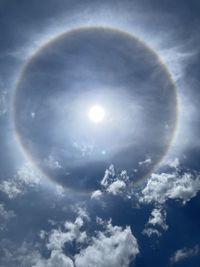 Low angle view of clouds in sky