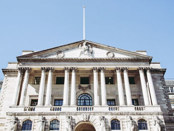 Low angle view of historical building against sky