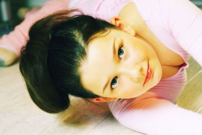 Portrait of young woman