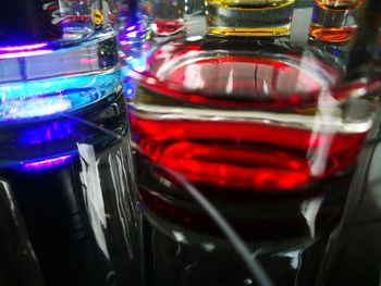 Close-up of multi colored lights