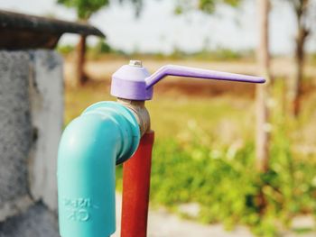 Close-up of fire hydrant