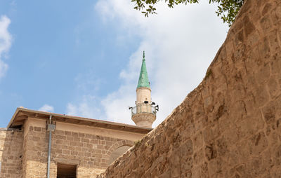 Low angle view of building against sky