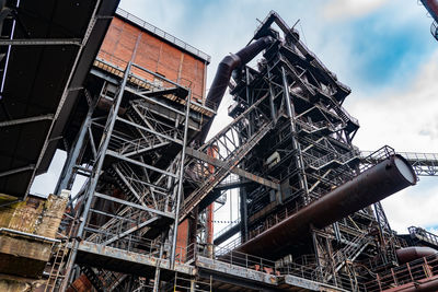 Low angle view of construction site