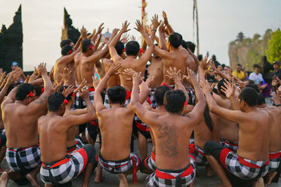 Kecak dance at uluwatu temple