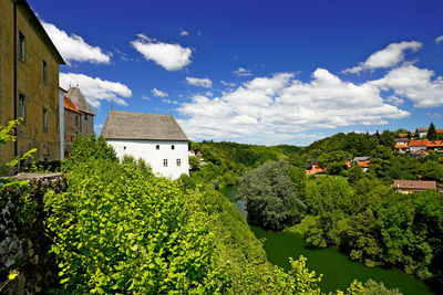 Ozalj castle by summer
