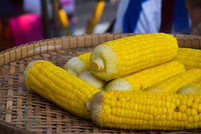 Close-up of yellow for sale in market