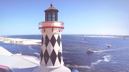 Lighthouse at sea