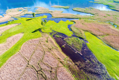 Aerial view of landscape