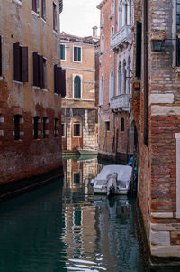 Boats in canal