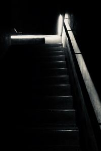 Staircase at night